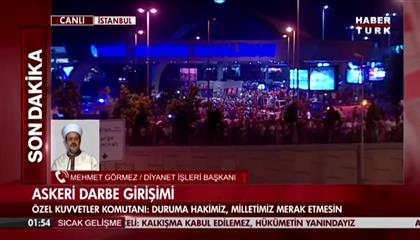 HABERTURK & BLOOMBERG TV JOINT BROADCAST PHONE CONNECTION - July 16, 2016 AT 01:53