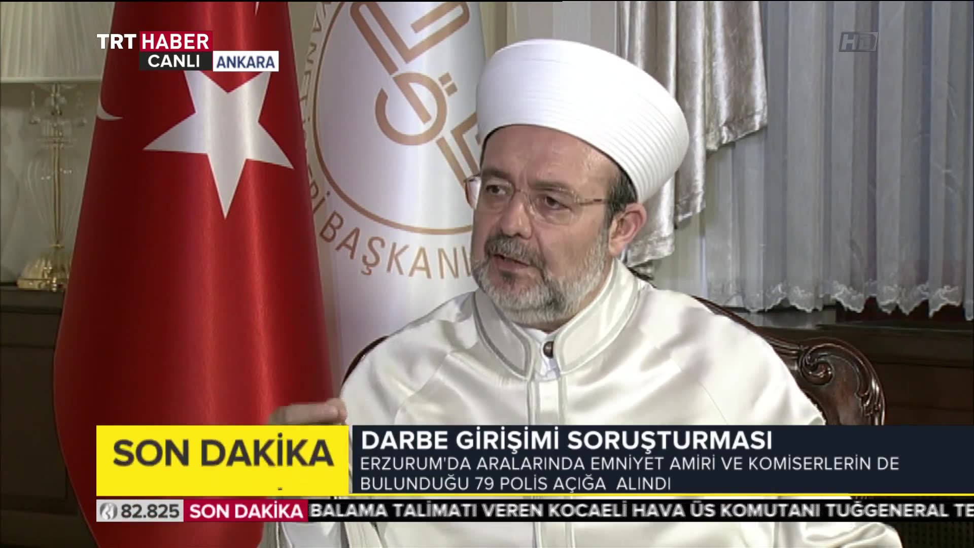 Prof. Dr. Mehmet Gormez Was the Guest of TRT News Yaşar Taşkın Koç